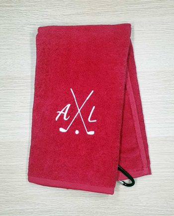 Toalla Golf Personalizada – Burdeos