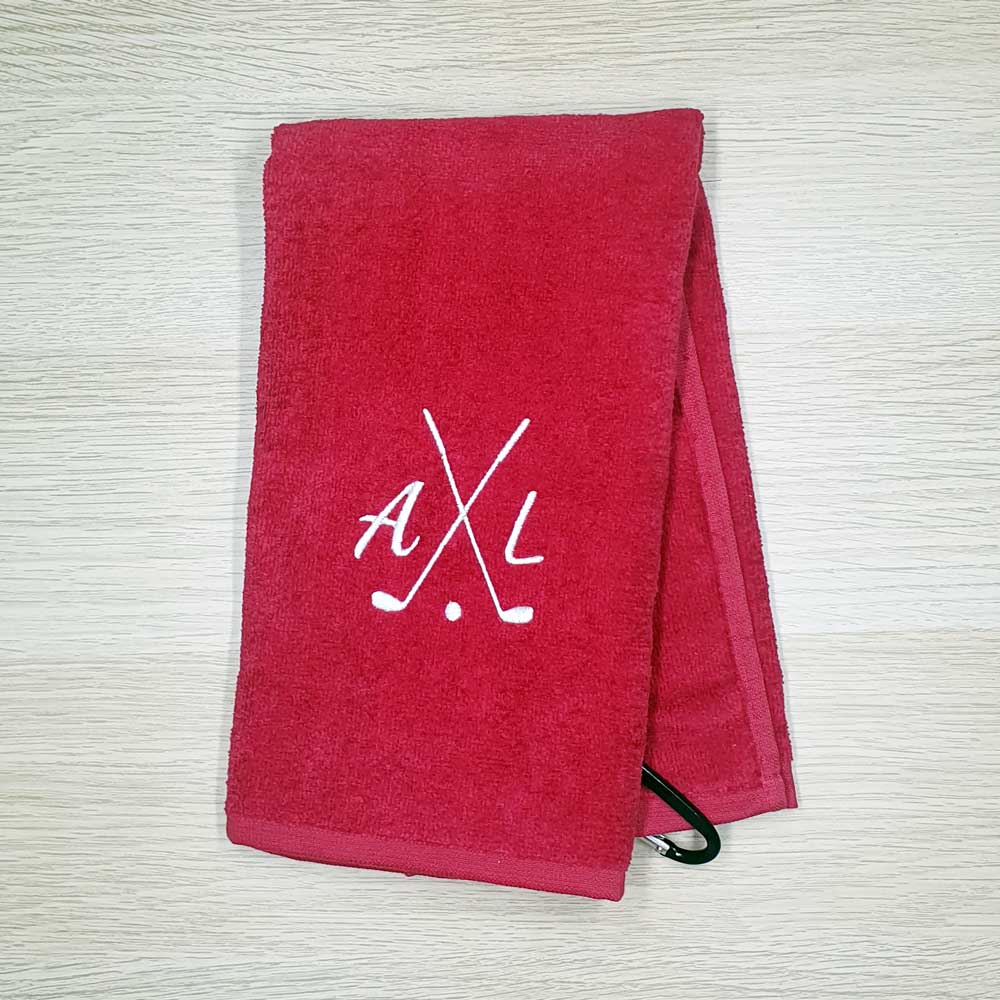 Toalla Golf Personalizada – Burdeos
